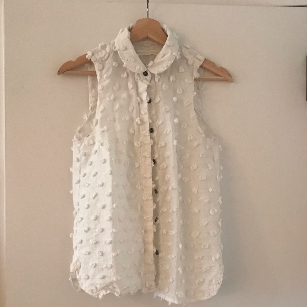 Creatures of comfort embellished blouse